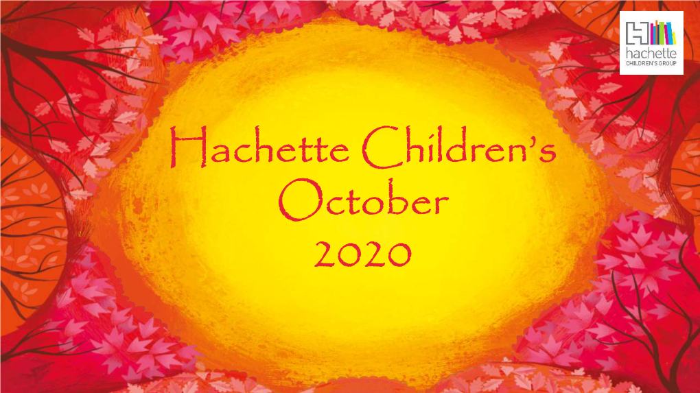 Hachette Children's October 2020
