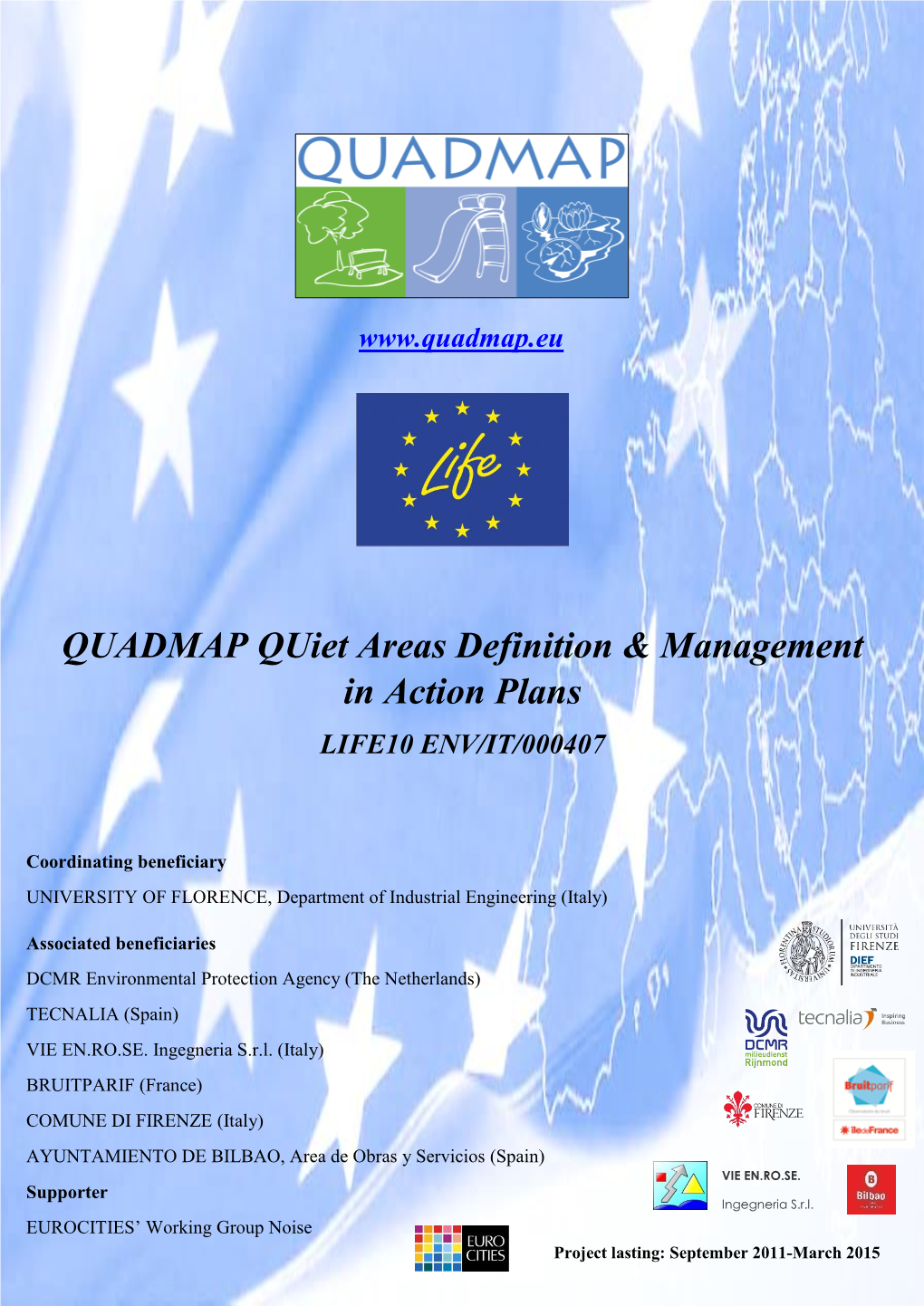 QUADMAP Quiet Areas Definition & Management in Action Plans