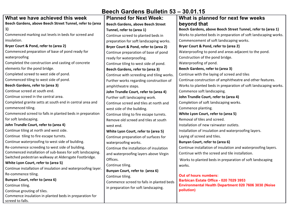 Beech Gardens Bulletin 53 30.01.15