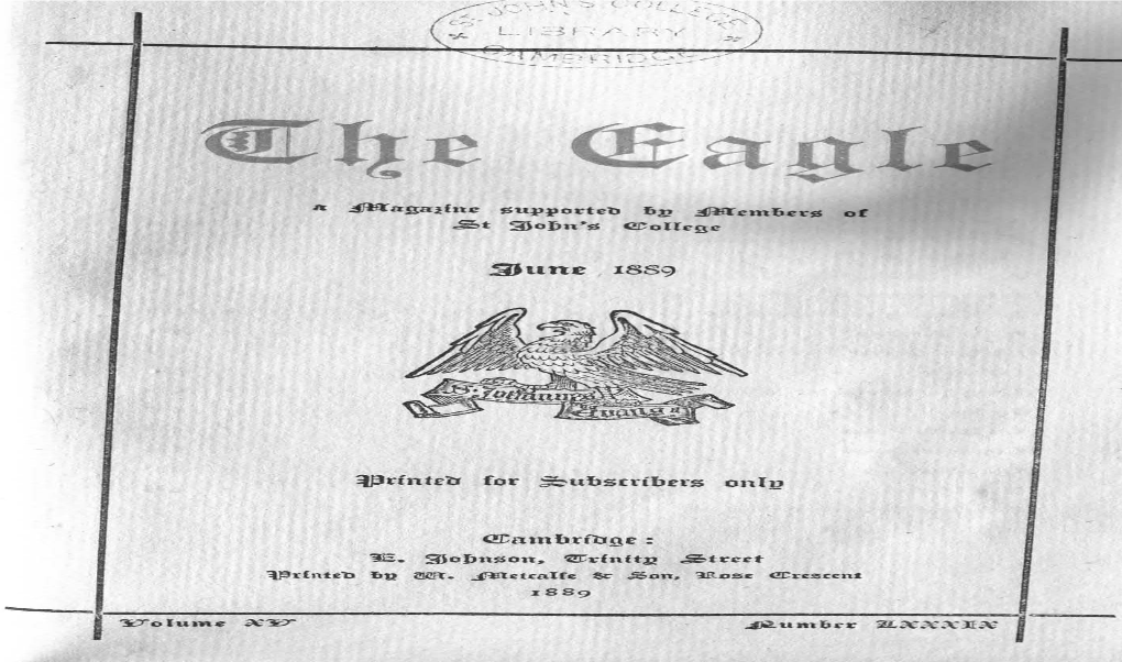 The Eagle 1889 (Easter)