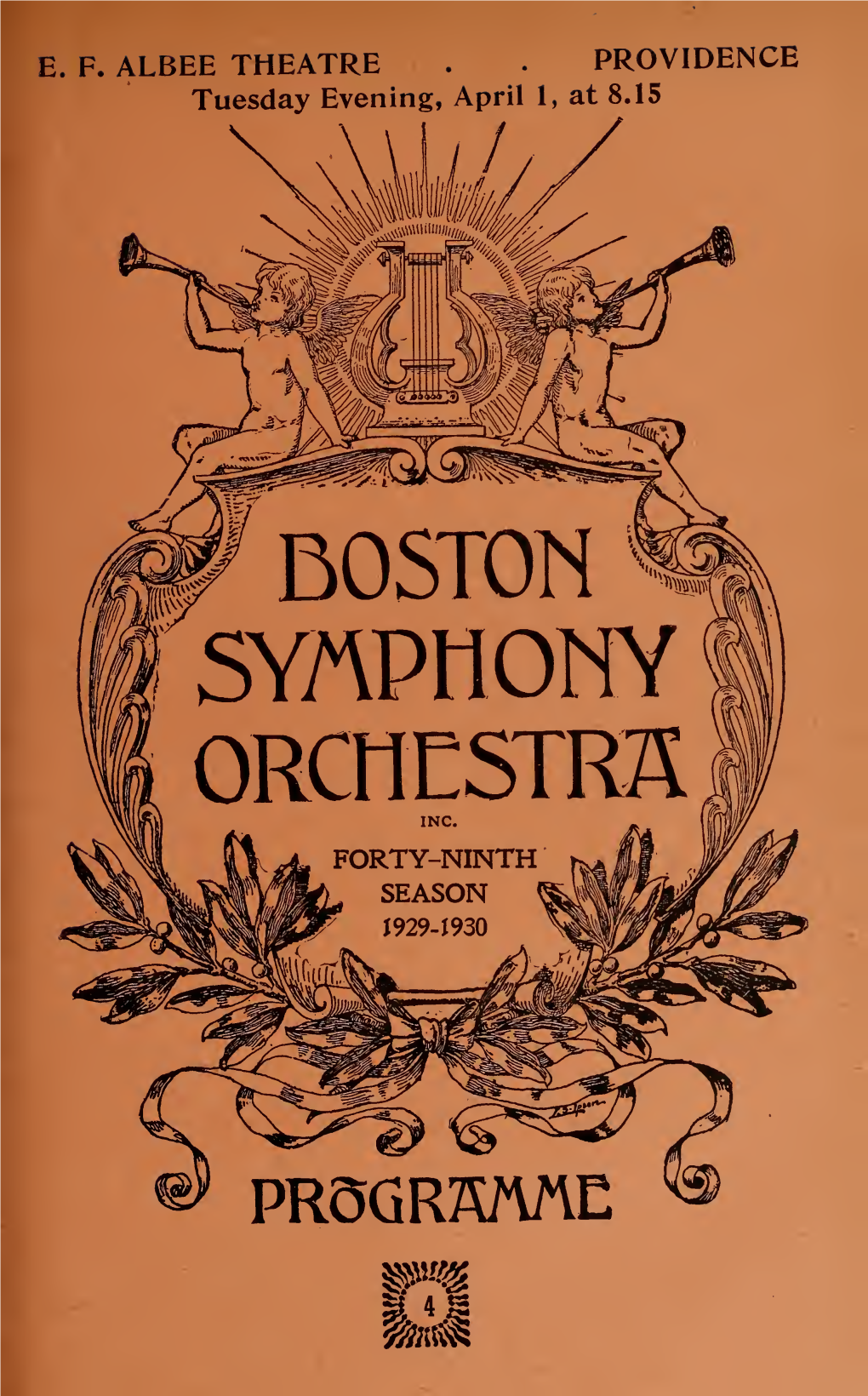 Boston Symphony Orchestra Concert Programs, Season 49,1929-1930