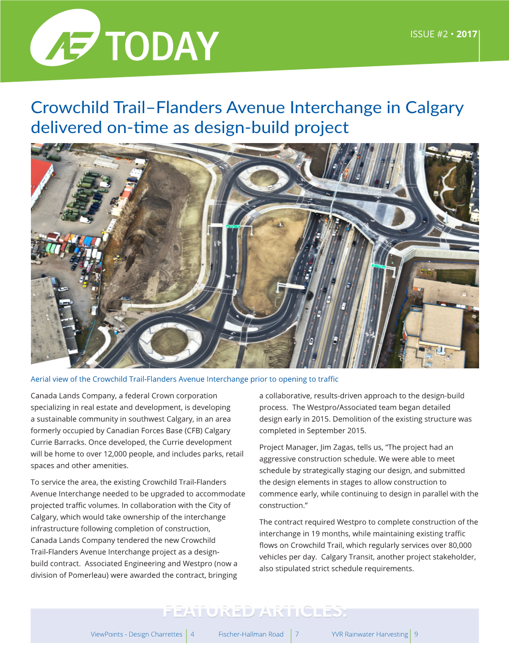 Crowchild Trail–Flanders Avenue Interchange in Calgary Delivered On-Time As Design-Build Project