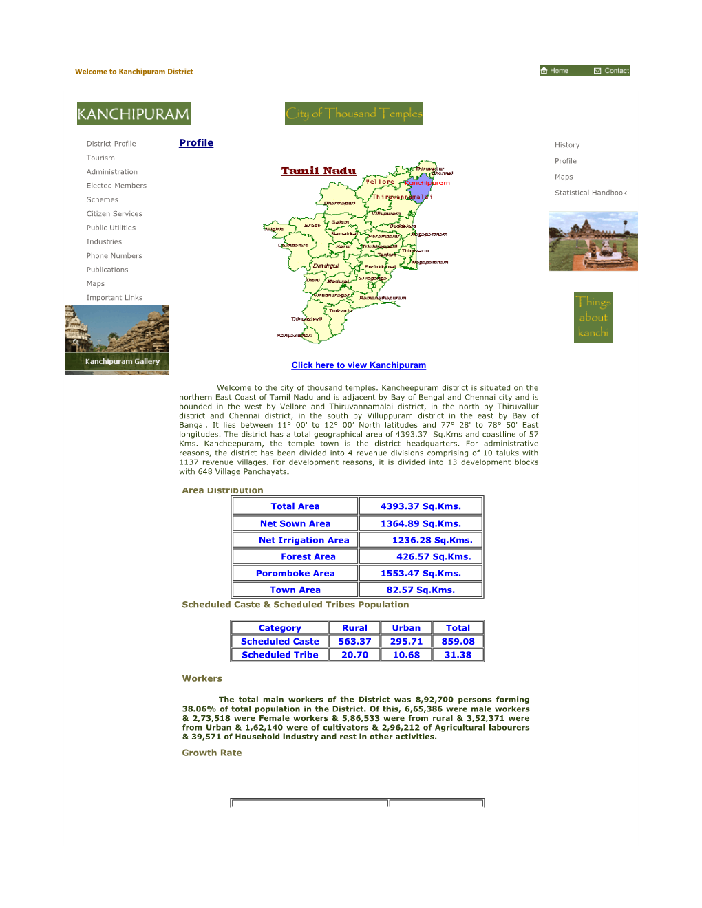 TIST in PD-VCS-Ex 11 Kanchipuram District Profile.Pdf