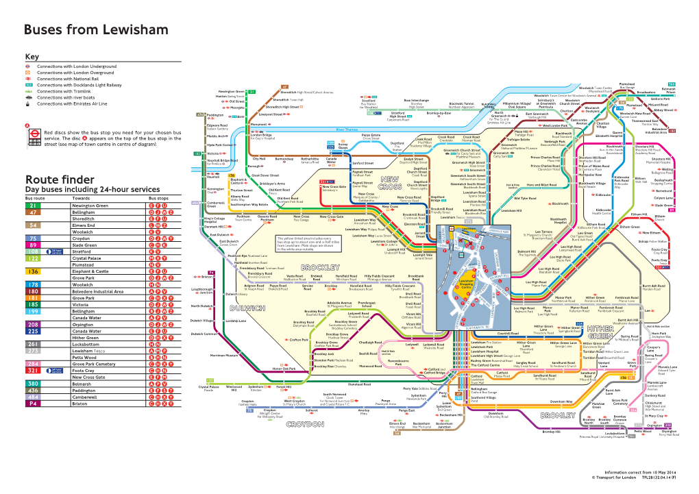 Buses from Lewisham