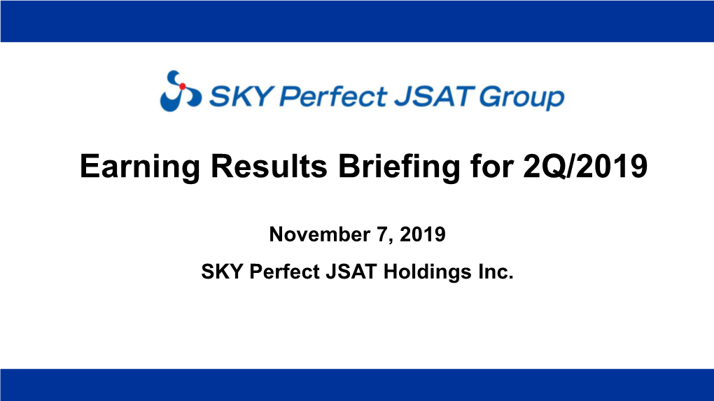 SKY Perfect JSAT Holdings Inc