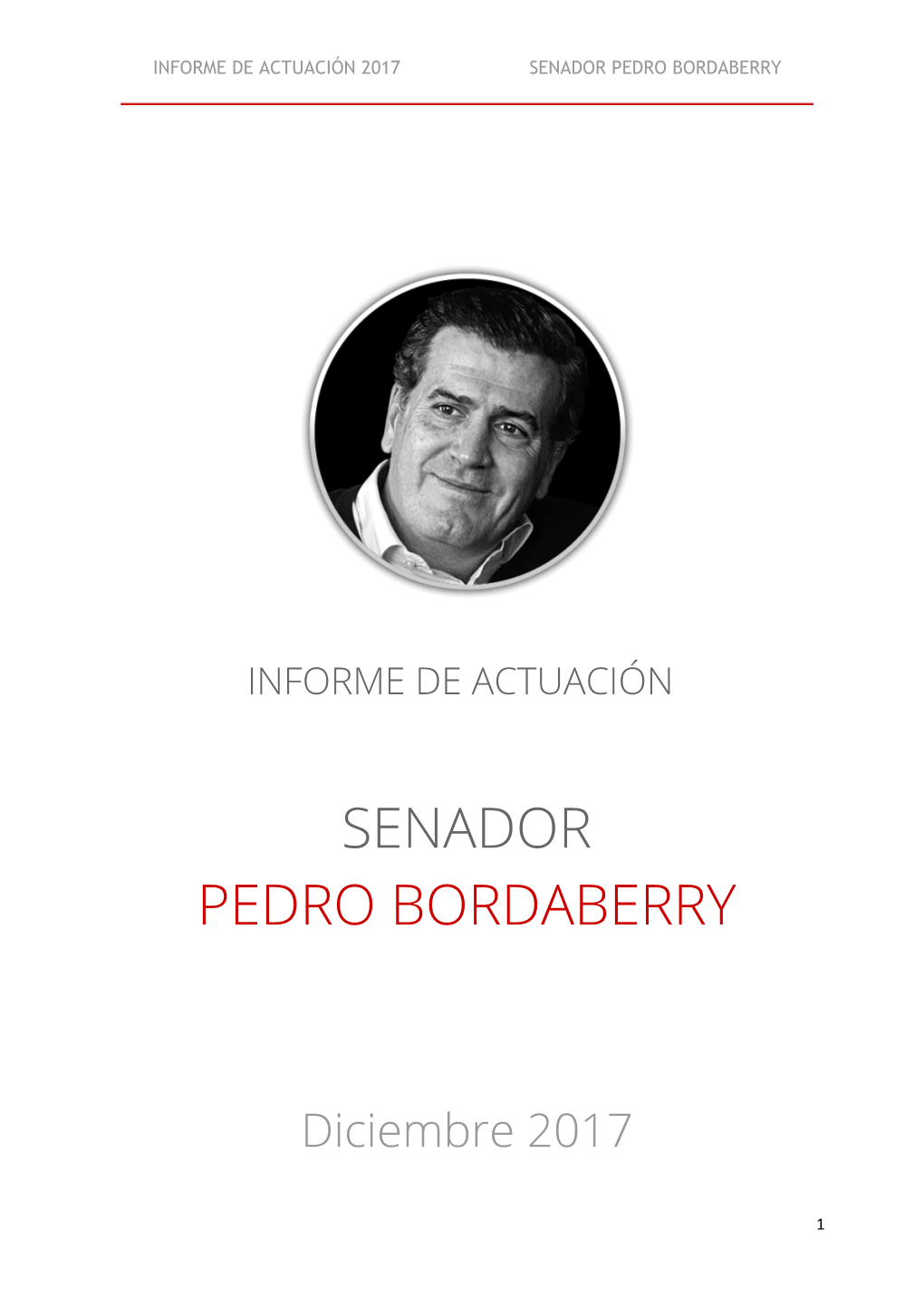 Senador Pedro Bordaberry