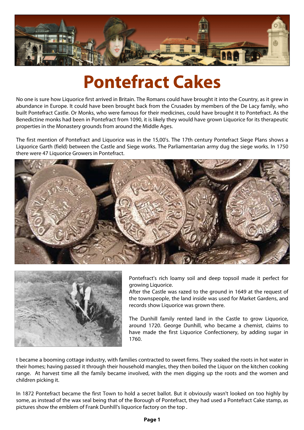 Pontefract Cakes No One Is Sure How Liquorice First Arrived in Britain
