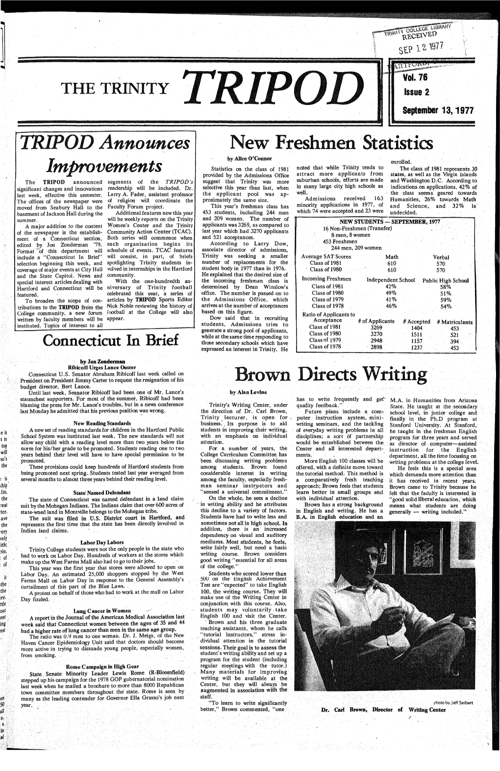 Trinity Tripod, 1977-09-13