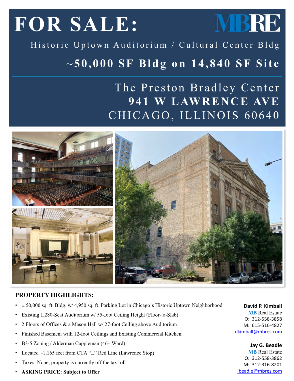 941 W Lawrence Ave Chicago, Illinois 60640