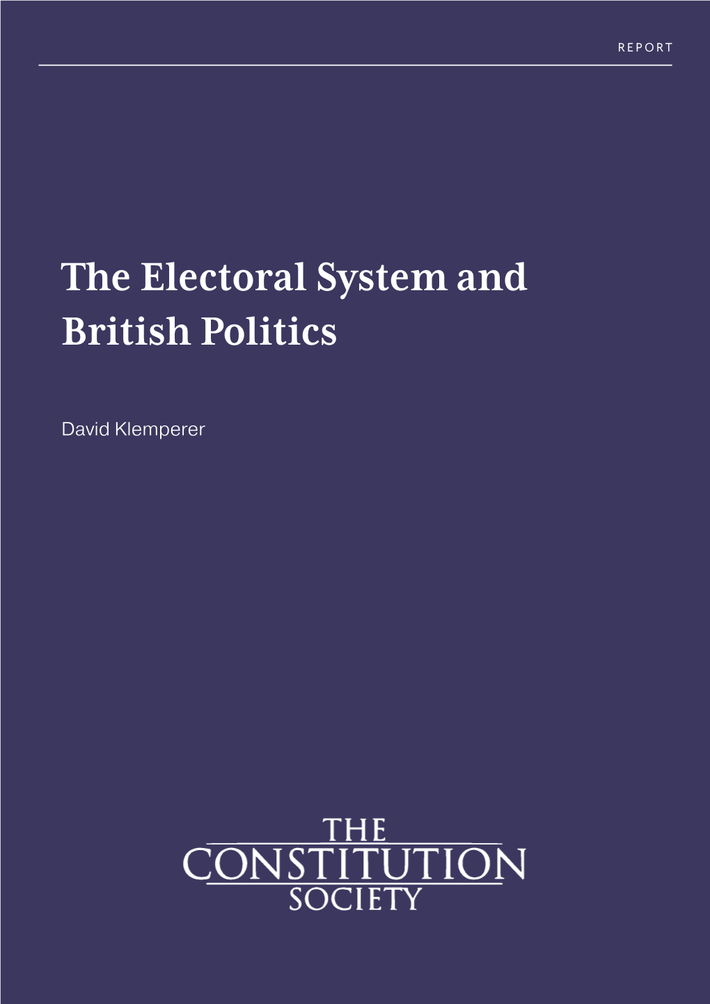 The Electoral System and British Politics