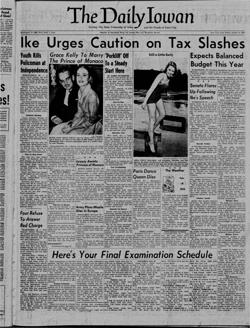 Daily Iowan (Iowa City, Iowa), 1956-01-06