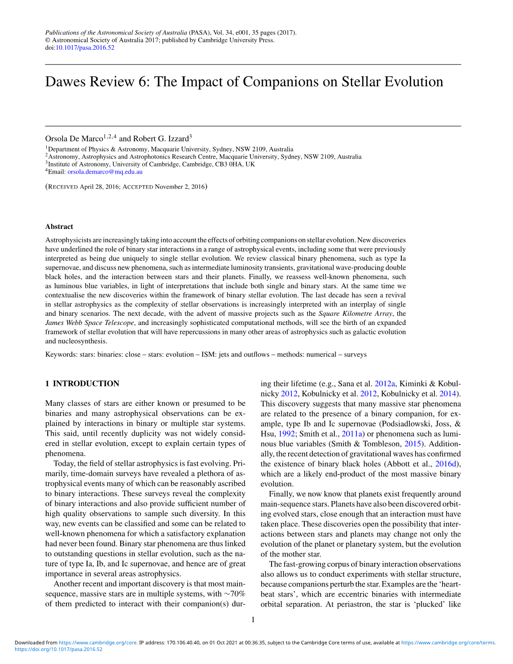 Dawes Review 6: the Impact of Companions on Stellar Evolution