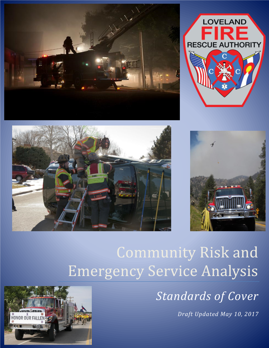 Community Risk and Emergency Service Analysis Standards of Cover Page 1 of 195