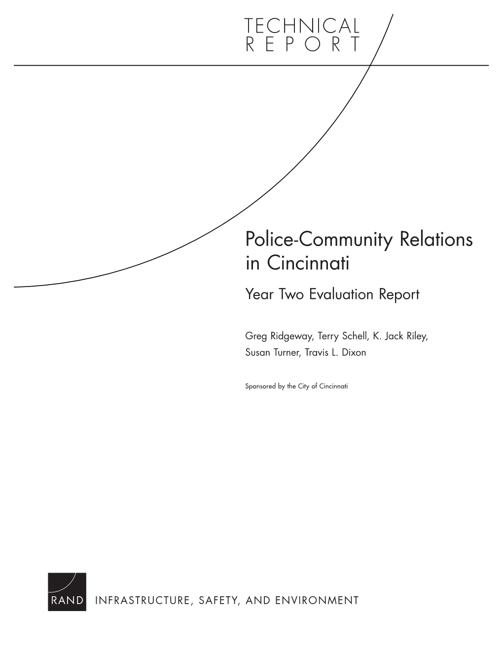 Police-Community Relations in Cincinnati Year Two Evaluation Report
