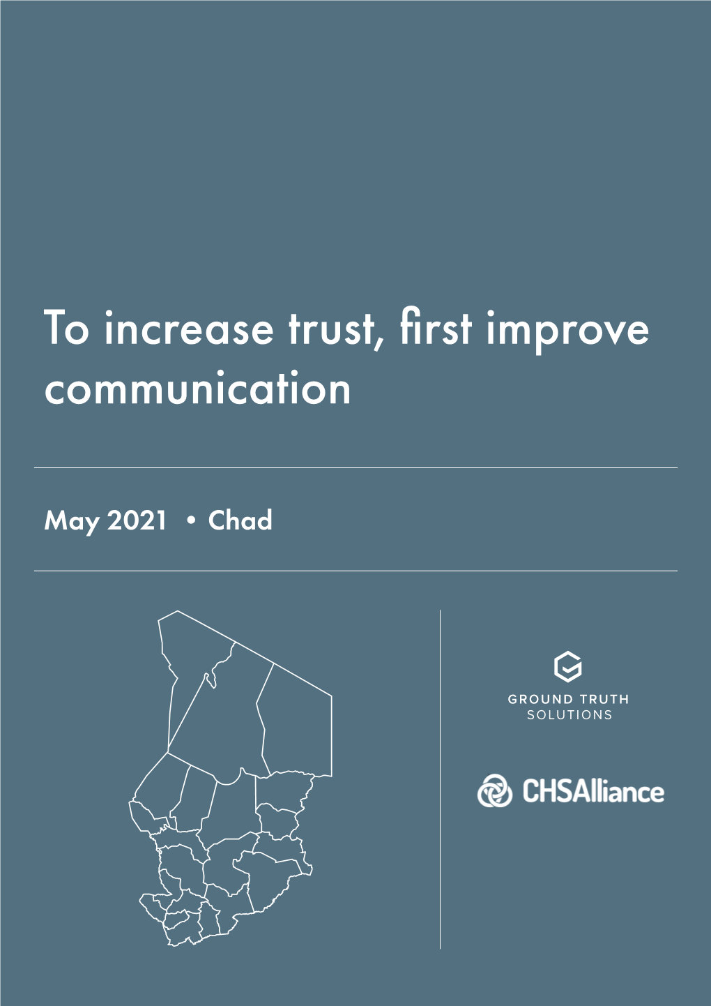 To Increase Trust, First Improve Communication