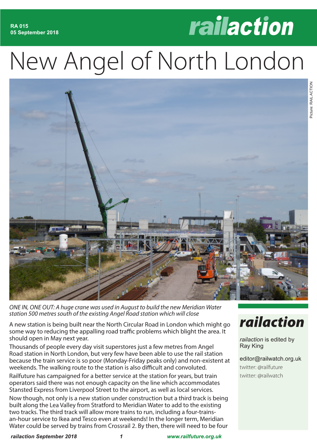 New Angel of North London Picture: ACTION RAIL