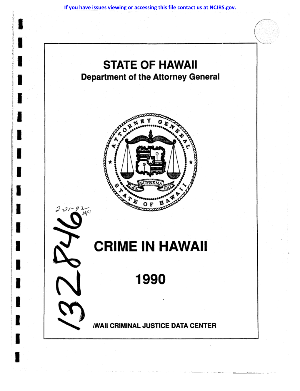 Crime in Hawaii