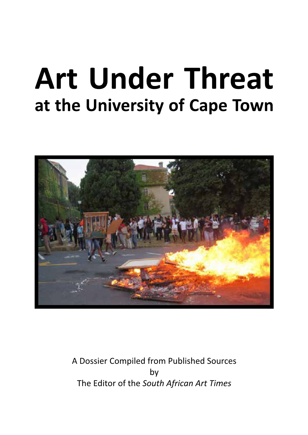 Art Under Threat at the University of Cape Town