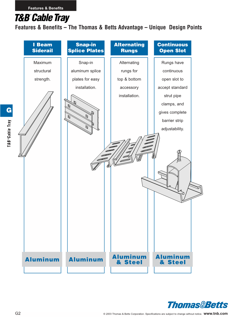 T&B Cable Tray Catalog