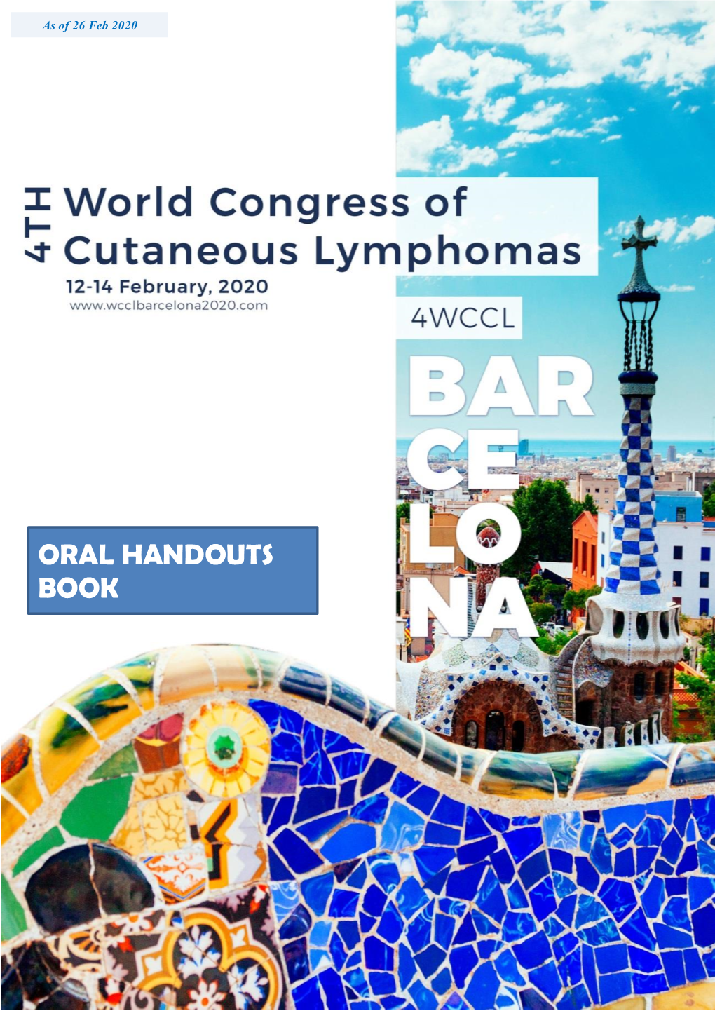 Oral Handouts Book WCCL 2020