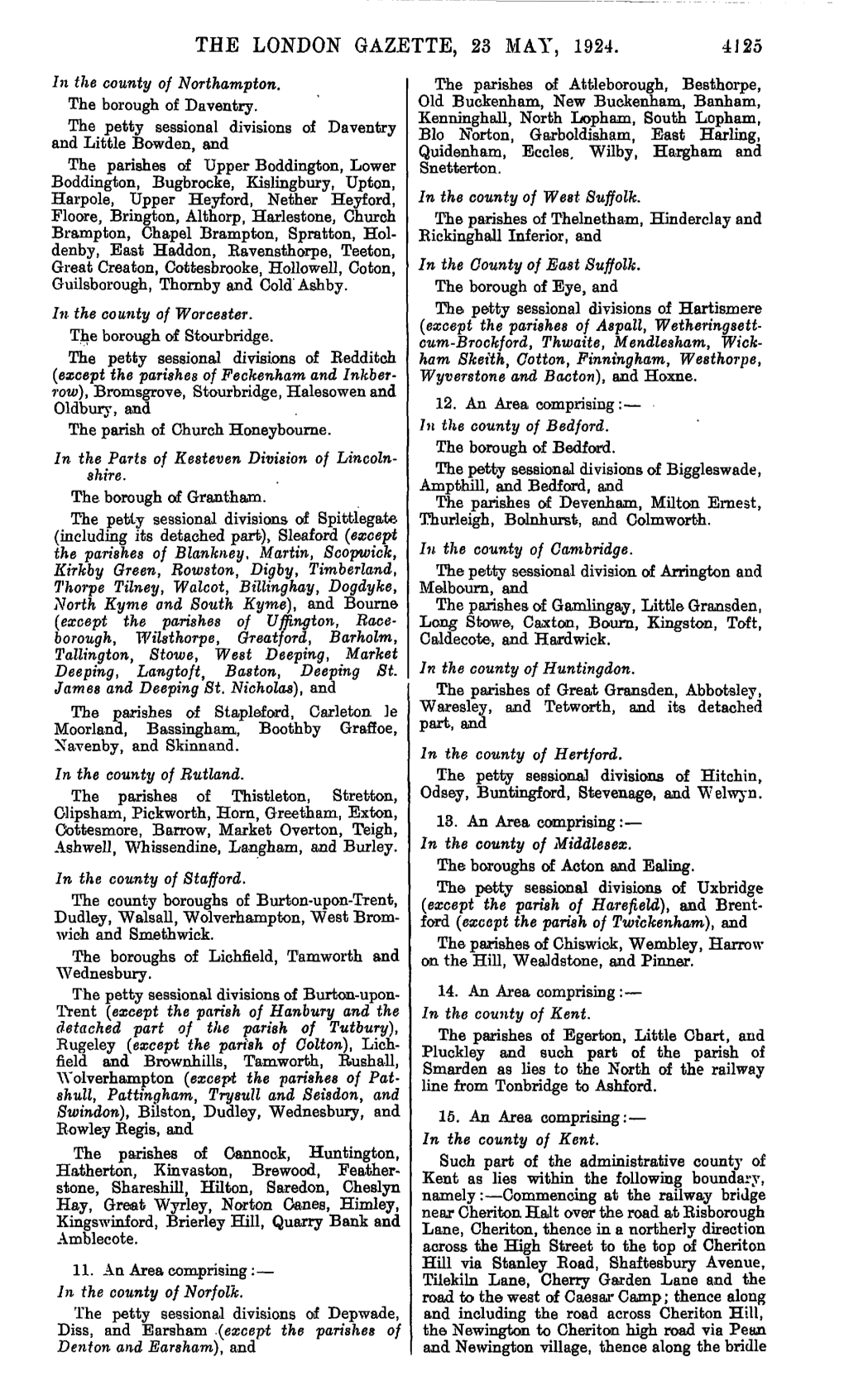 The London Gazette, Issue 32938, Page 4125