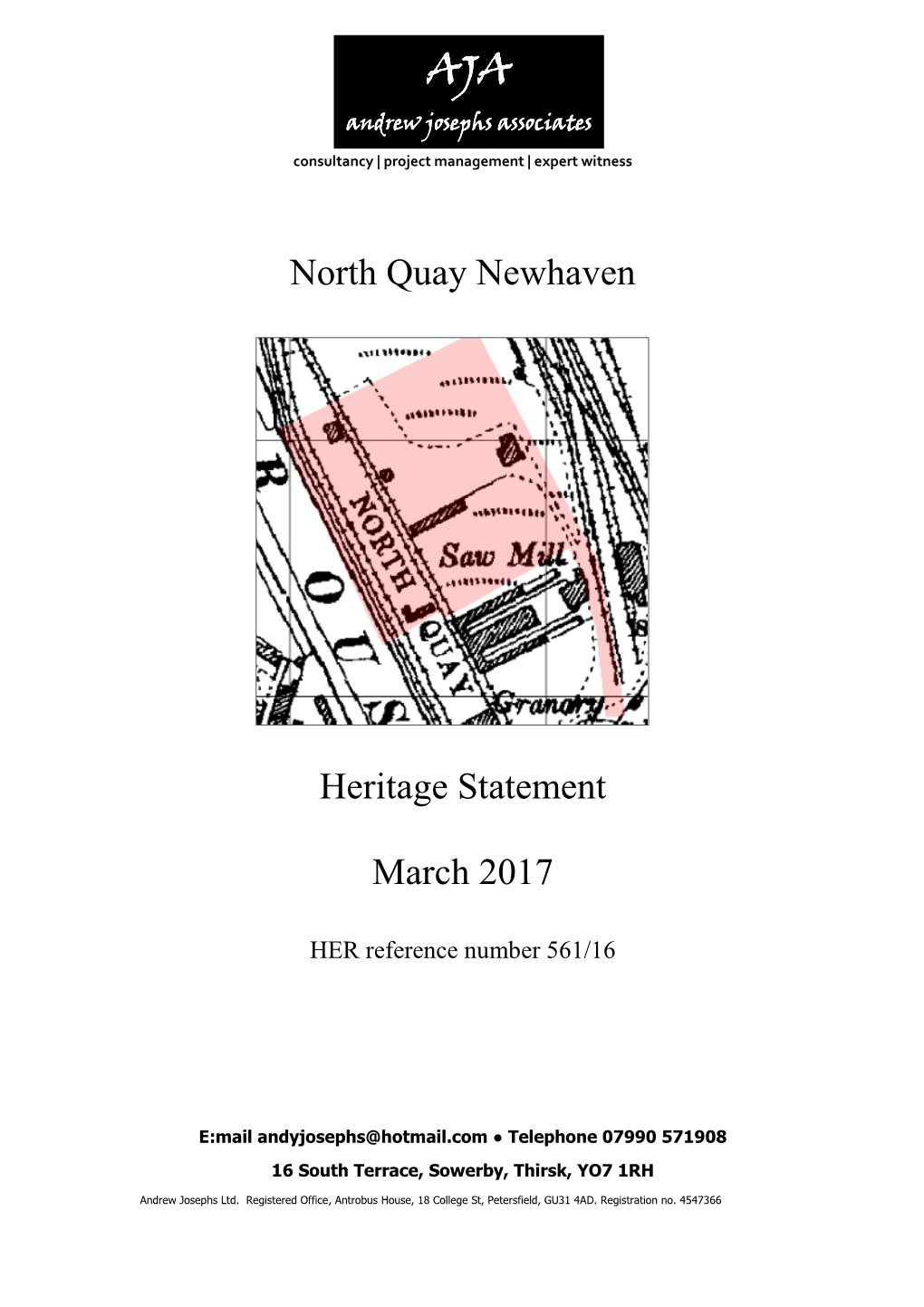 North Quay Newhaven Heritage Statement March 2017