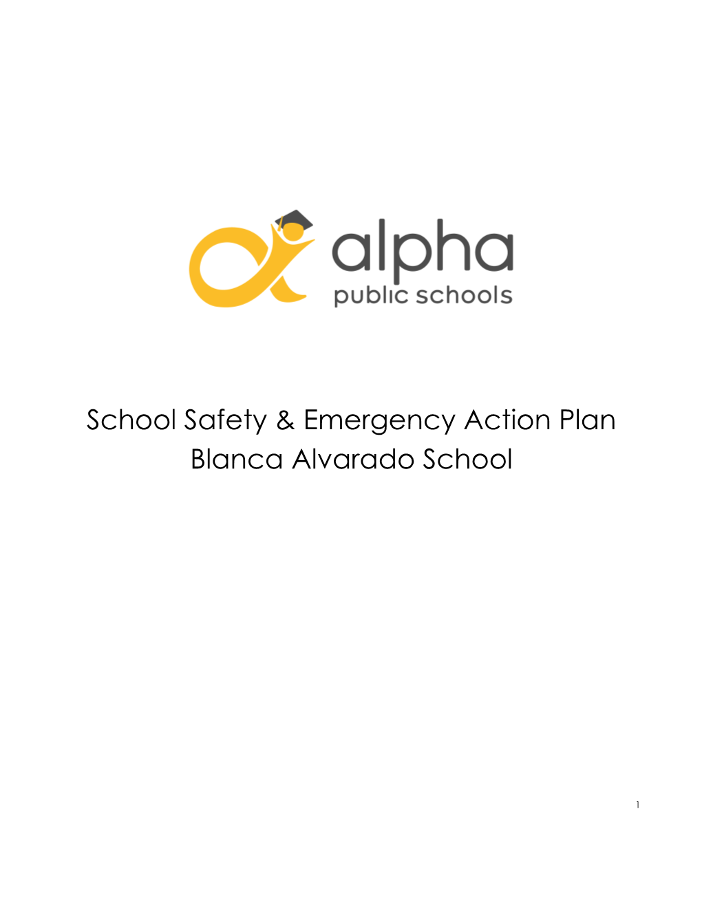 Alpha BA Emergency and Safety Plan