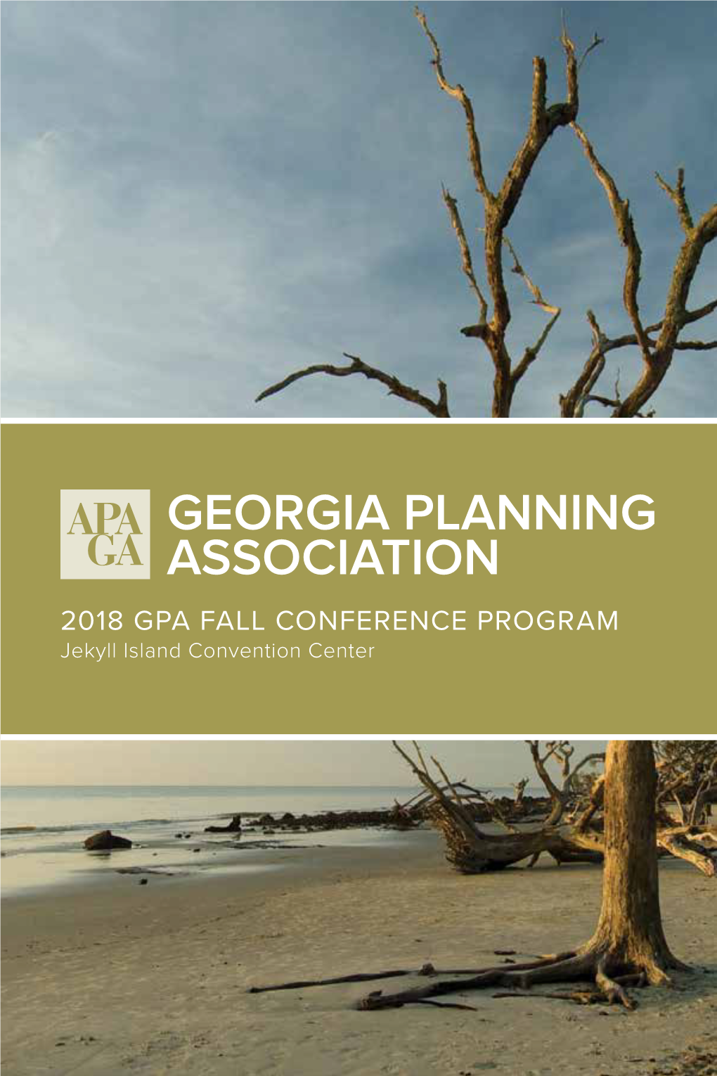 GEORGIA PLANNING ASSOCIATION 2018 GPA FALL CONFERENCE PROGRAM Jekyll Island Convention Center CONTENTS