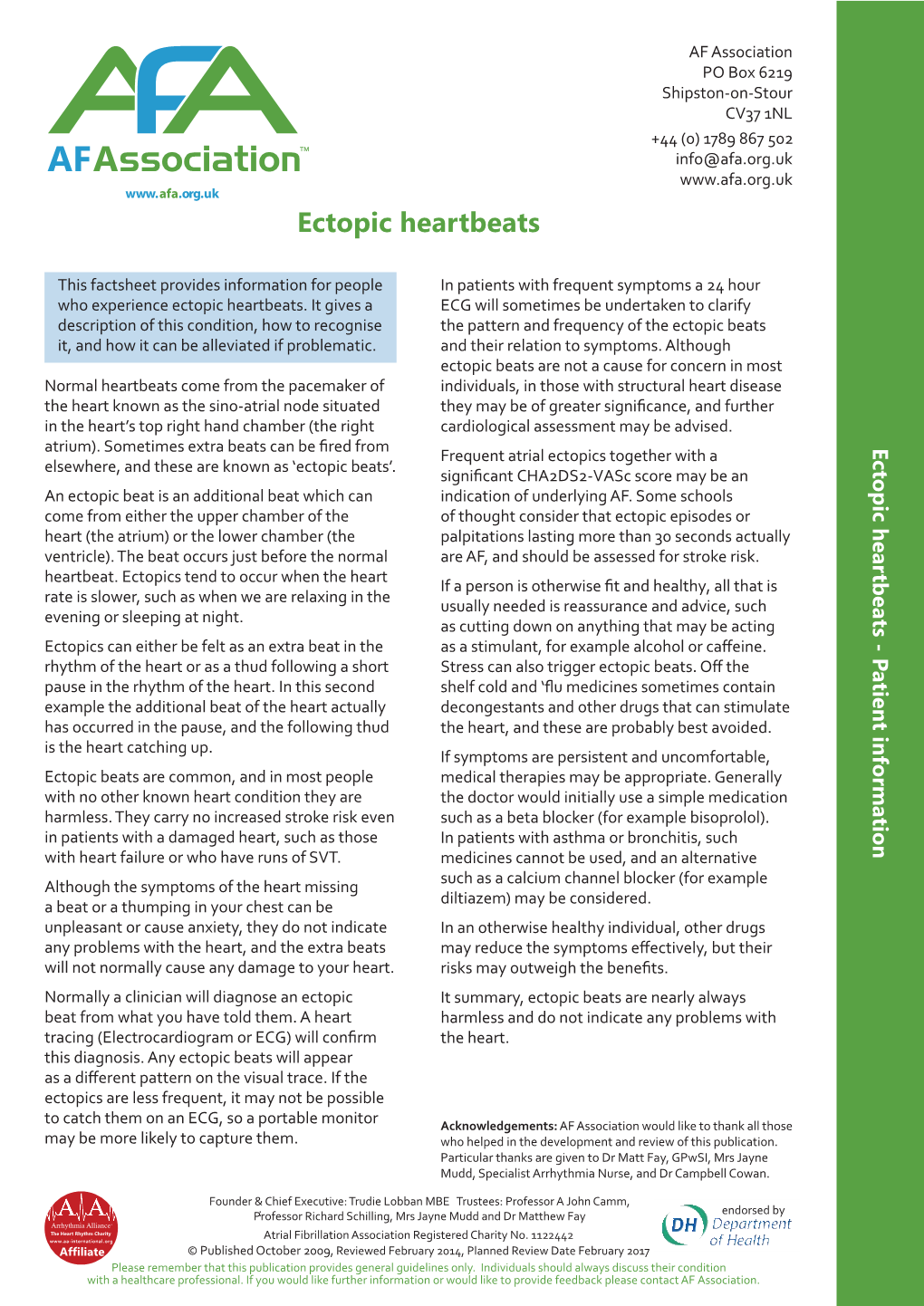 Ectopic Heartbeats