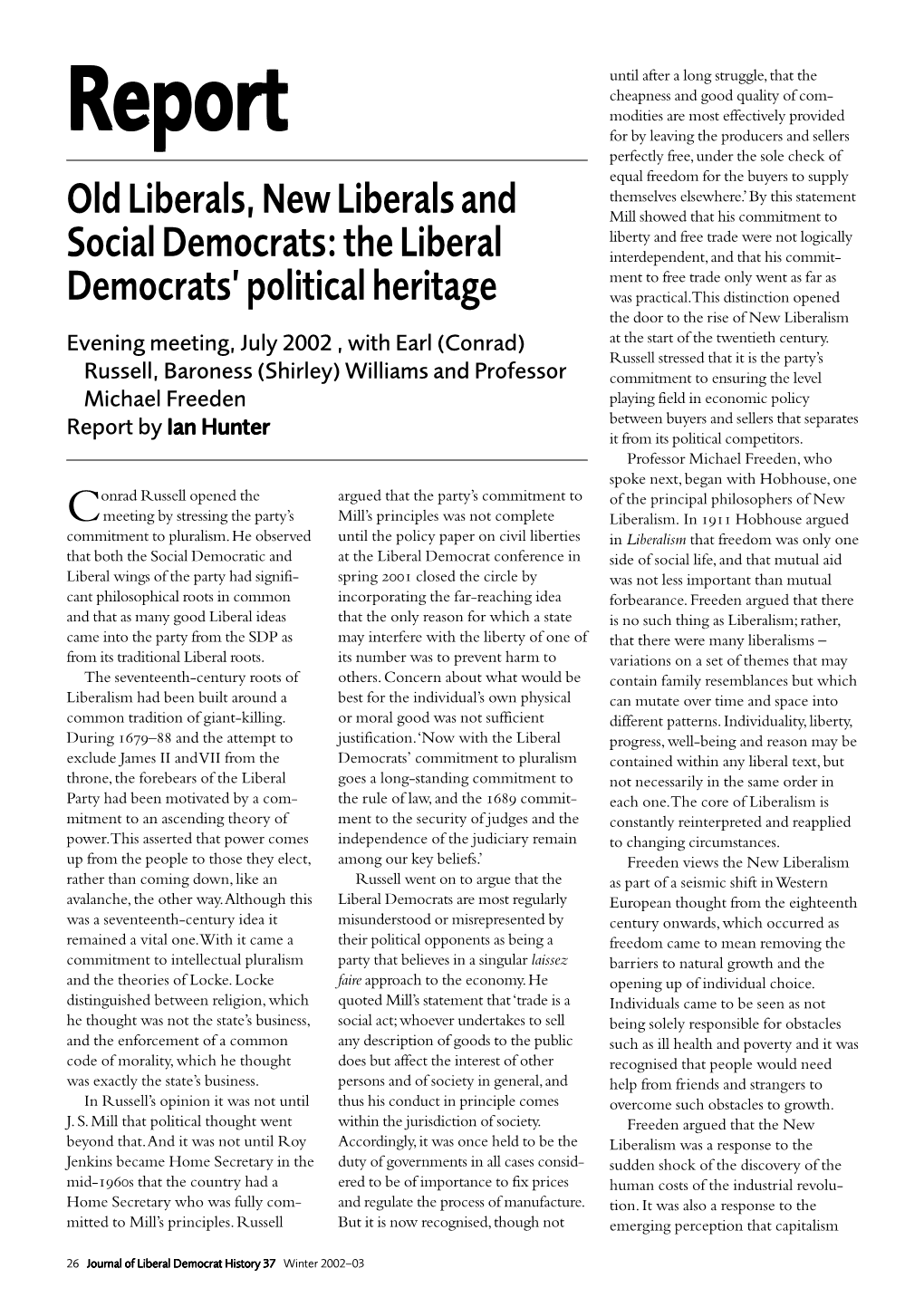 37 Report Old Liberals New Liberals and Social Democrats