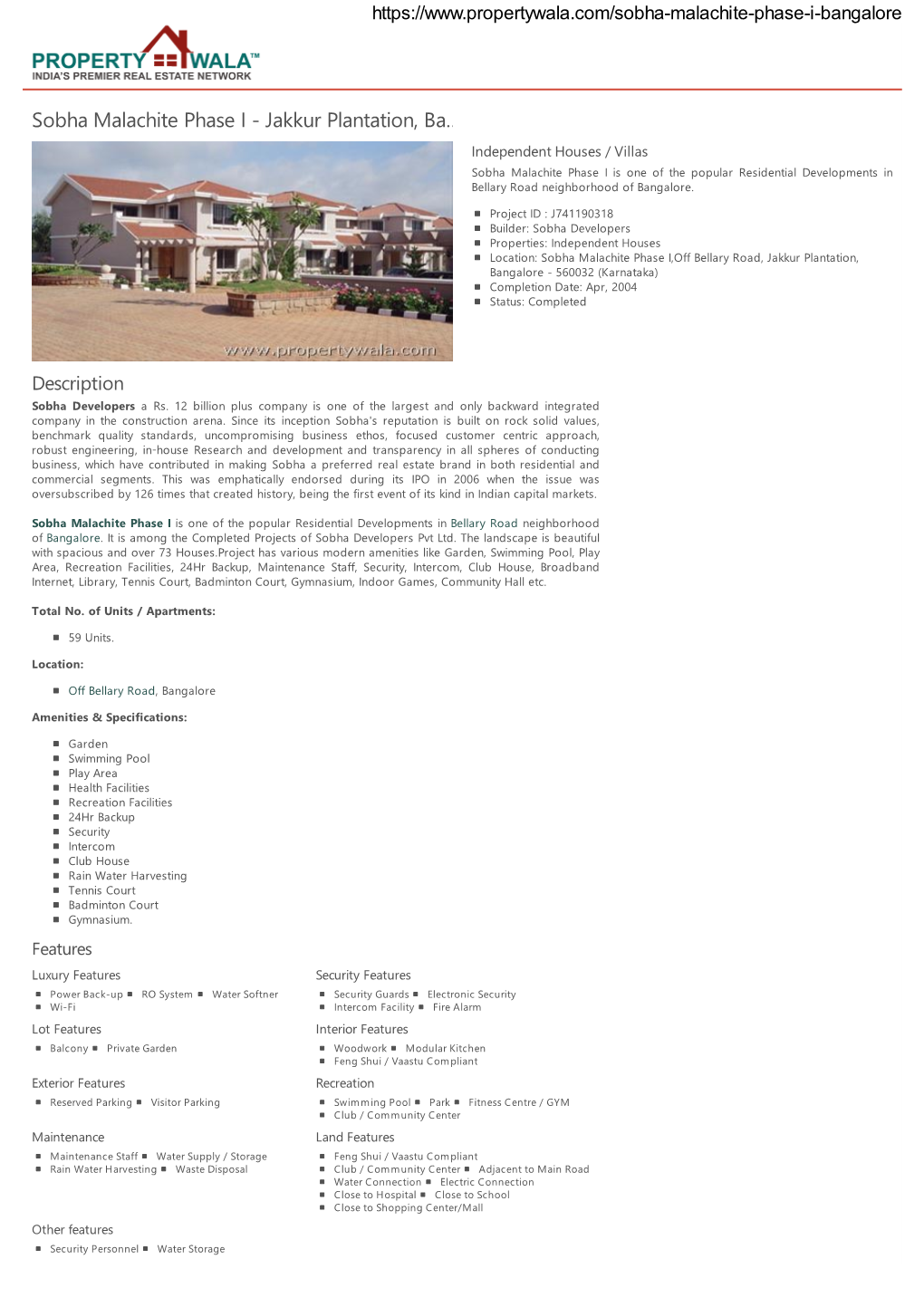 Sobha Malachite Phase I