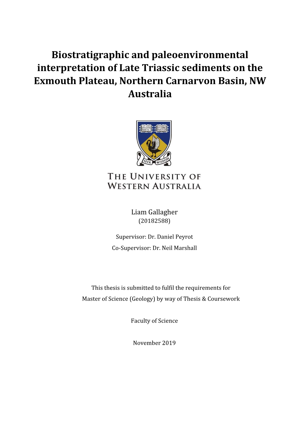 Biostratigraphic and Paleoenvironmental Interpretation of Late Triassic Sediments on the Exmouth Plateau, Northern Carnarvon Basin, NW Australia