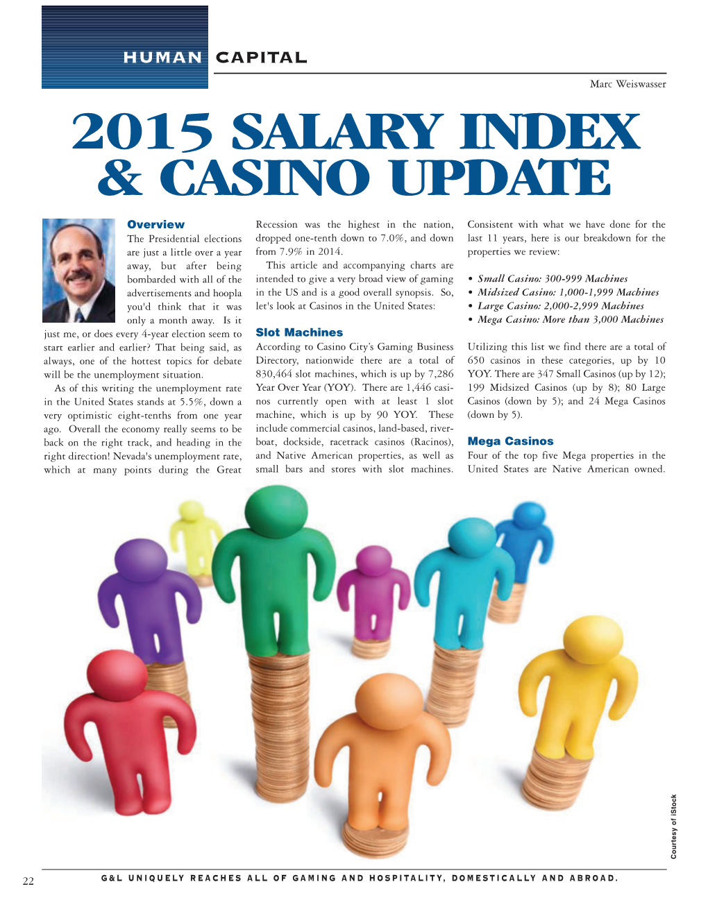 2015 Salary Index & Casino Update