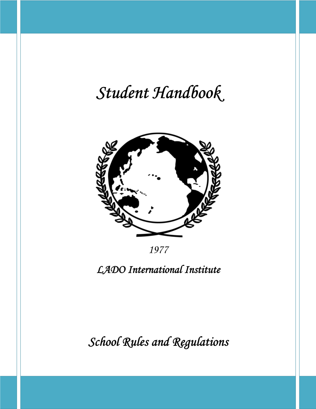 Student Handbook