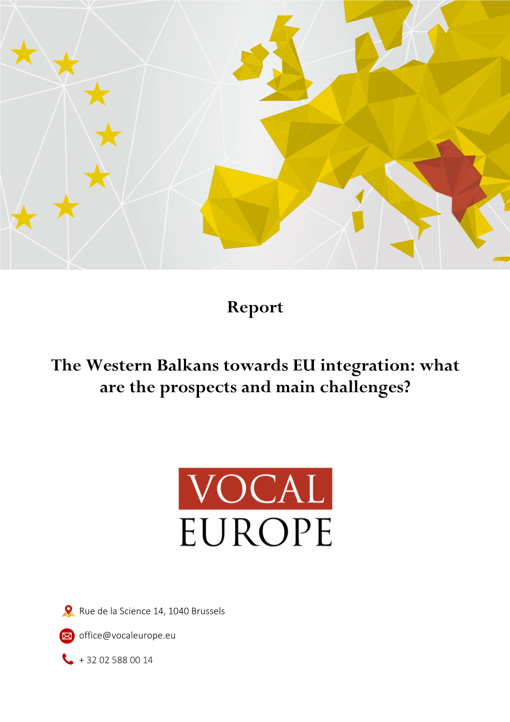 Report the Western Balkans Towards EU Integration