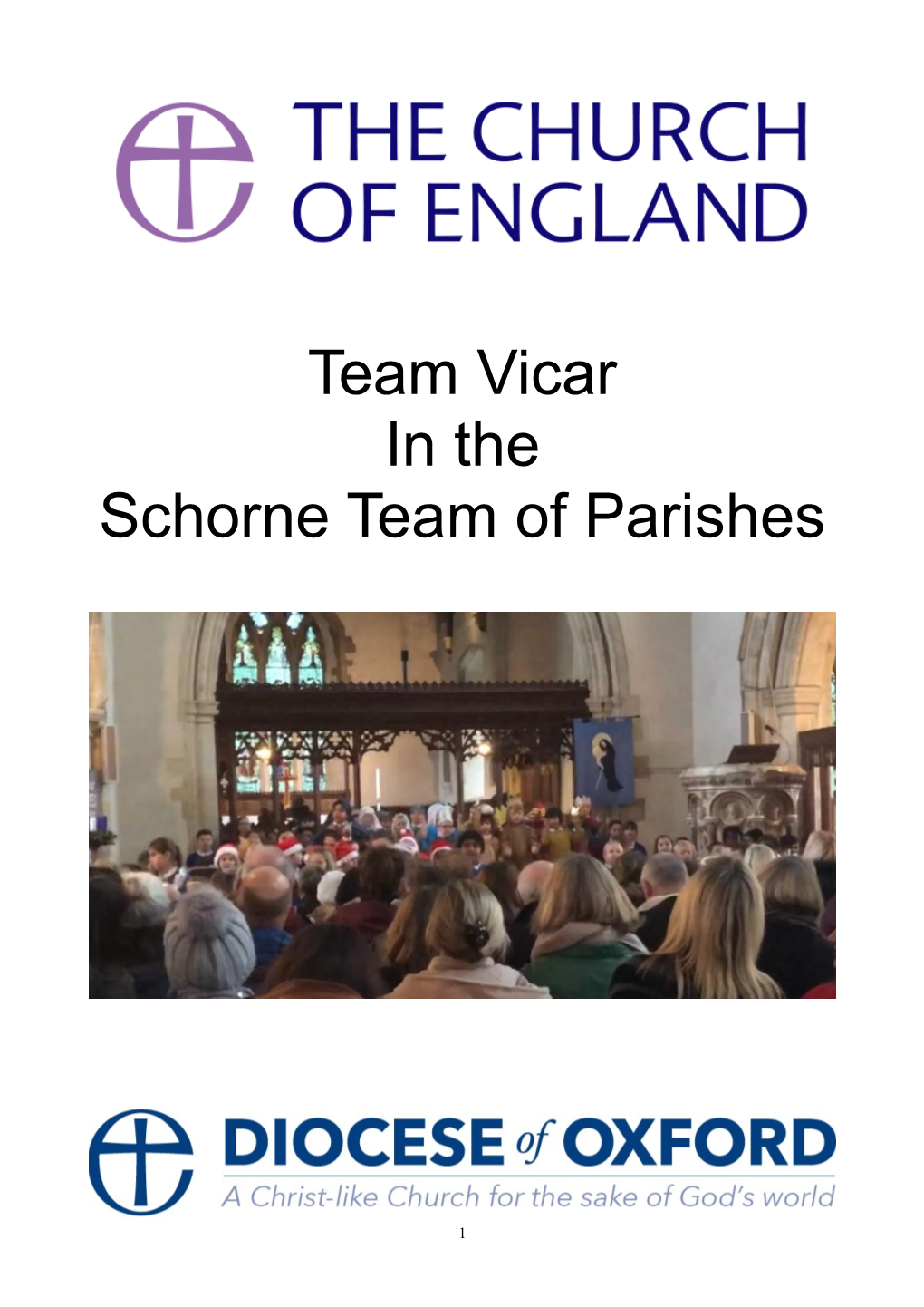 Team Vicar in the Schorne Team of Parishes