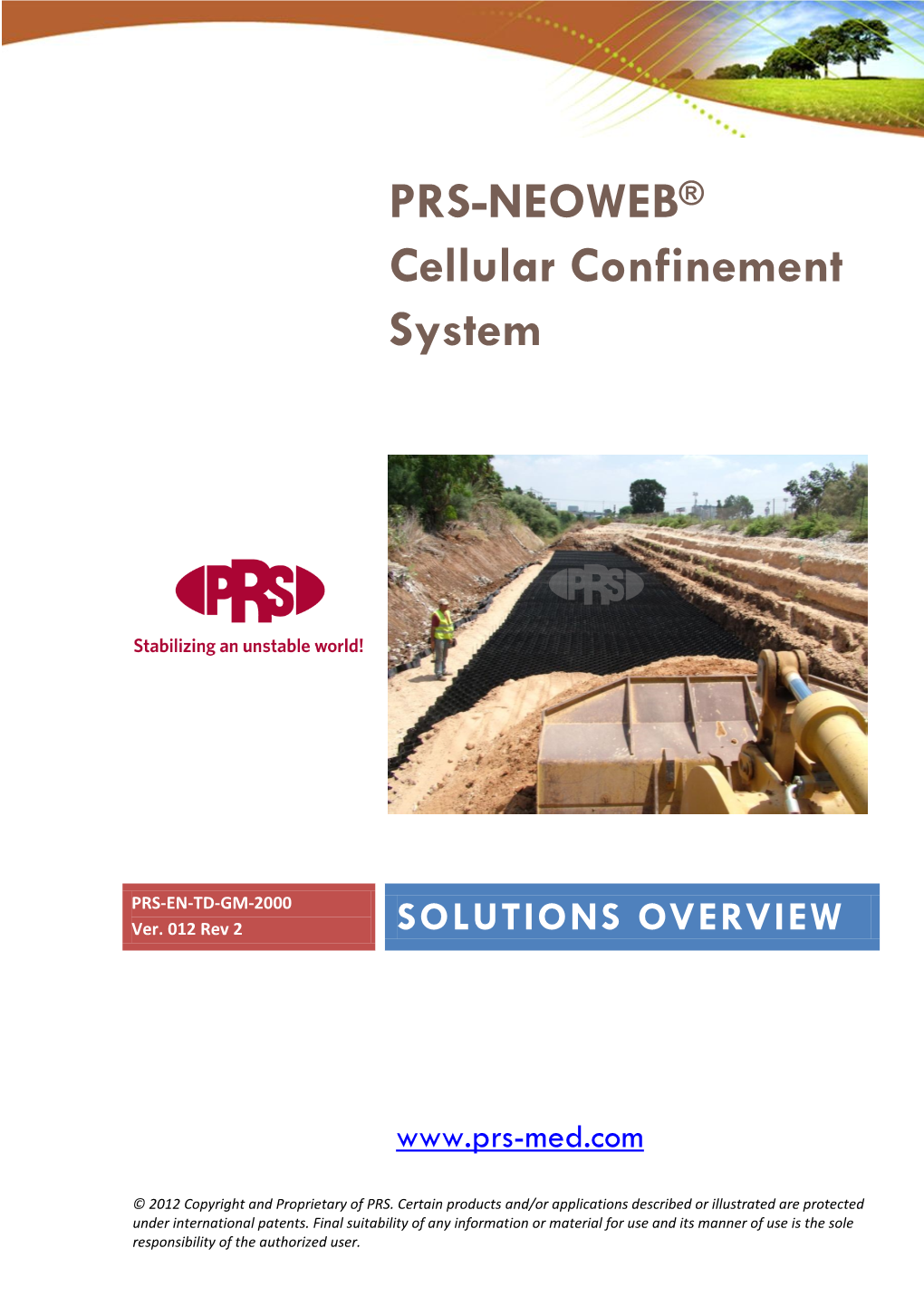 PRS-NEOWEB® Cellular Confinement System