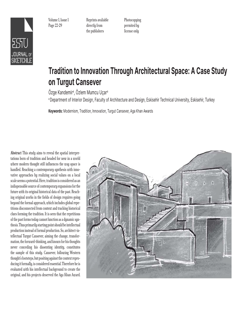 Tradition to Innovation Through Architectural Space: a Case Study