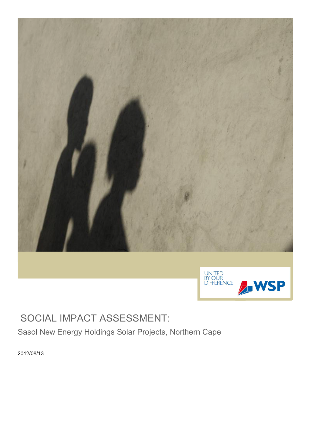 SOCIAL IMPACT ASSESSMENT: Sasol New Energy Holdings Solar Projects, Northern Cape