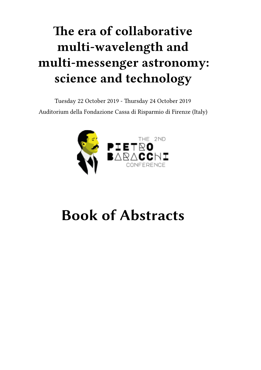 Book of Abstracts