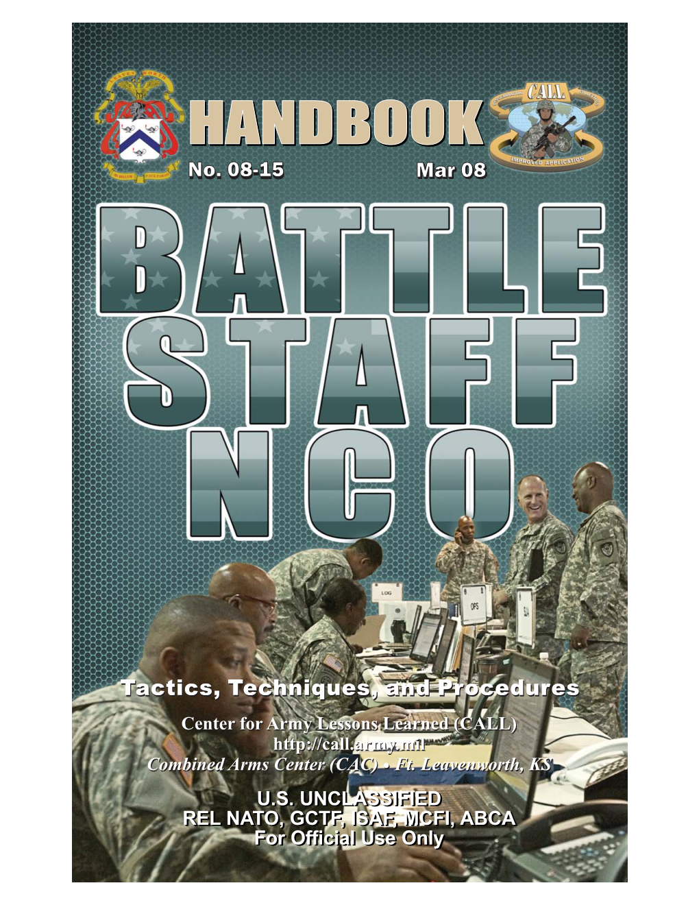 08-15 Battle Staff NCO HB