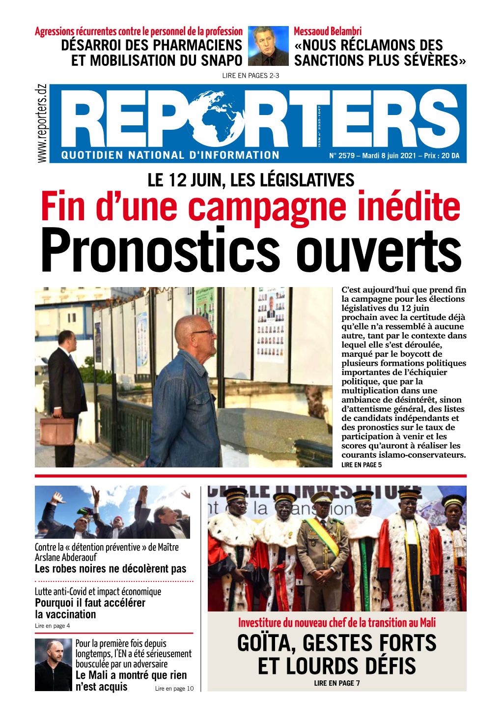 Pour Accéder À REPORTERS 2579