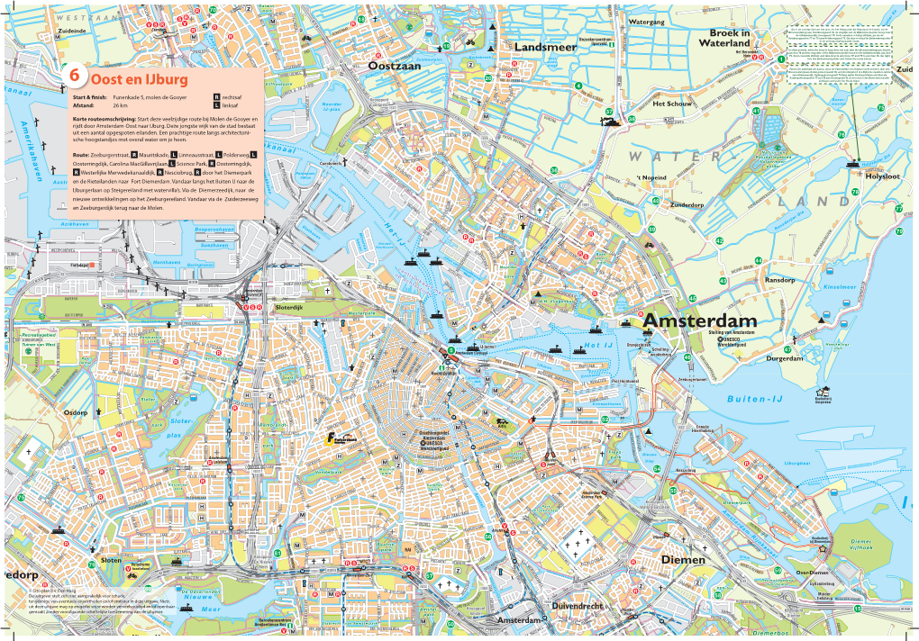 Fietsroute Amsterdam Oost En Ijburg