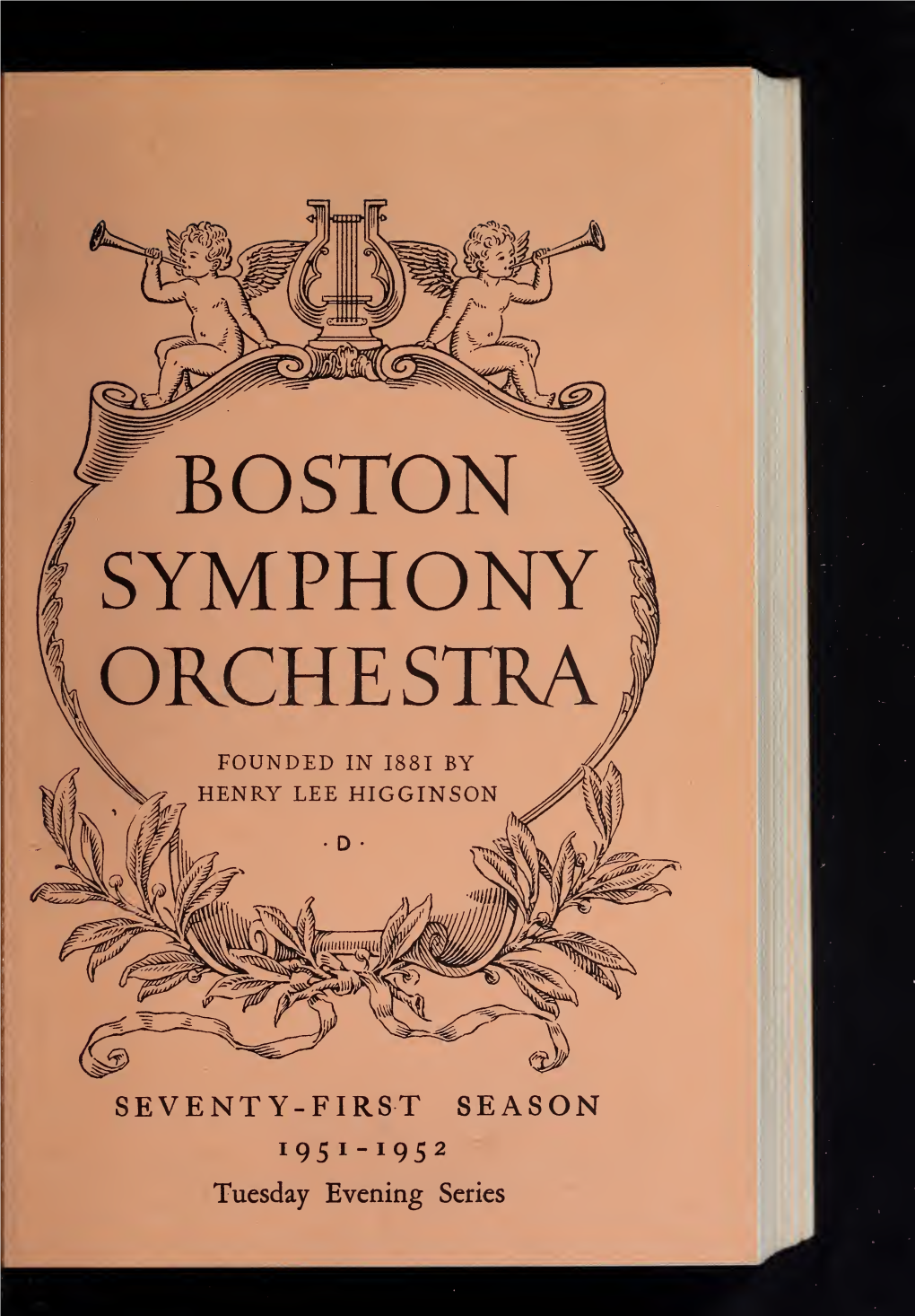 Boston Symphony Orchestra Concert Programs, Season 71, 1951-1952, Subscription