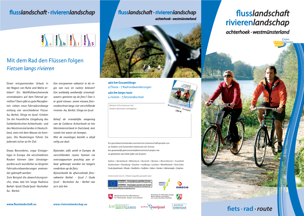 Flusslandschaft · Rivierenlandschap Fiets