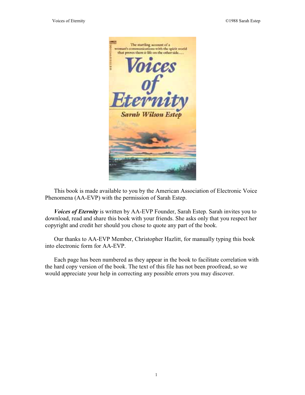 Voices of Eternity (PDF)