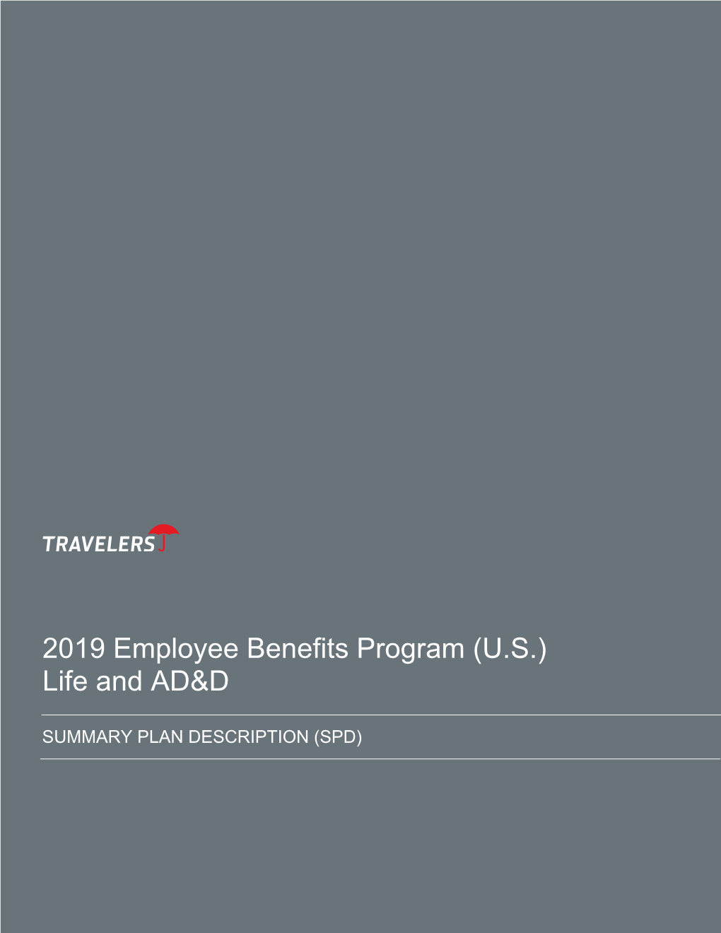 2019 Employee Benefits Program (U.S.) Life and AD&D