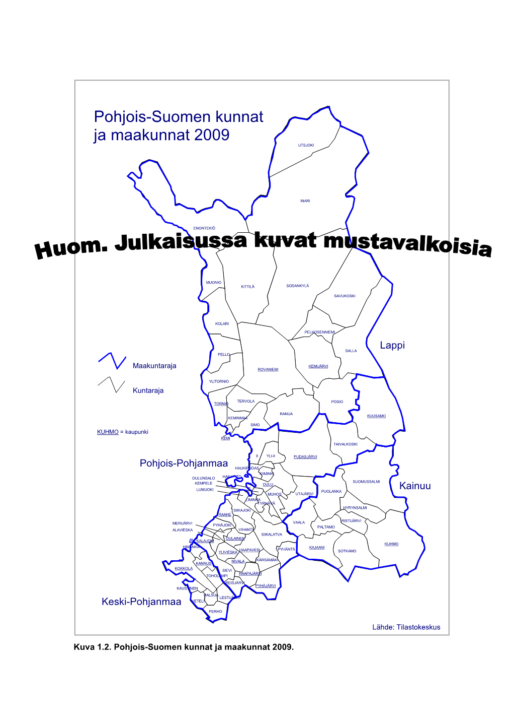 Pohjois-Suomen Kunnat Ja Maakunnat 2009 UTSJOKI