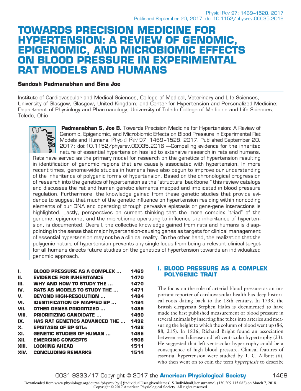 A Review of Genomic, Epigenomic, and Microbiomic Effects on Blood Pressure in Experimental Rat Models and Humans