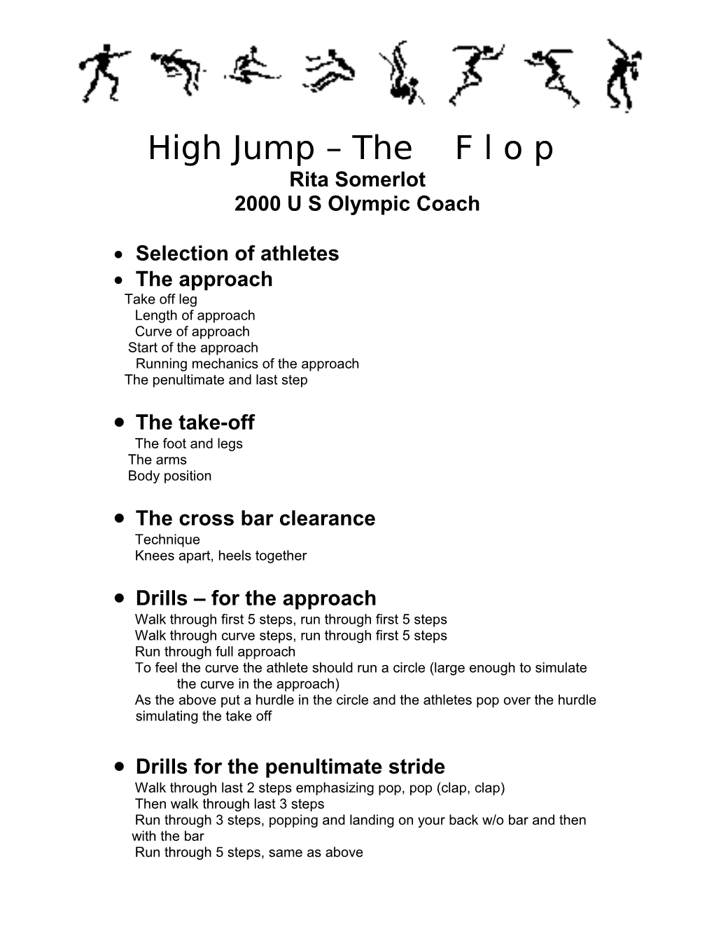 High Jump the F L O P